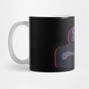 angry gorilla Mug